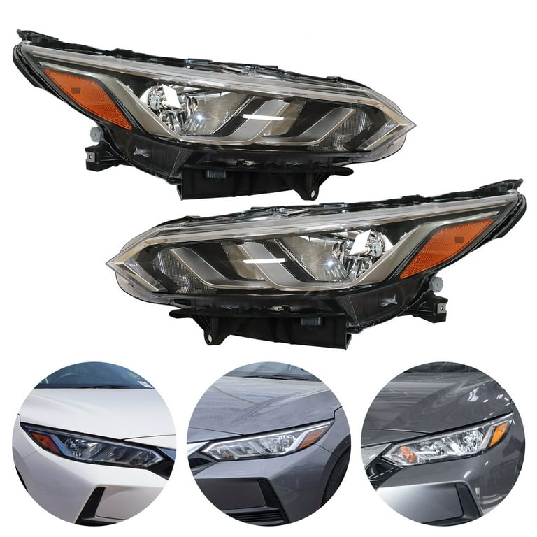 TOOL1SHOoo Clear Halogen Headlight For Nissan Sentra 2020 2021