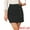 Black, variant on DARING DIVA Women's Button Decor Ruffled Trim Mini Skirt XL Dark Pink