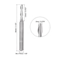 thumbnail image 2 of Unique Bargains 1/8' Shank 2mm x 12mm Solid Carbide 2 Flute CNC Spiral Router Bit for PVC MDF Wood 2 Pack, 2 of 5