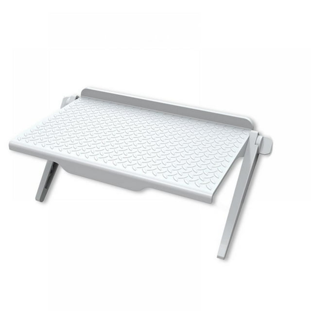 Tablette Supérieure de Télé Tablette d'Écran Réglable Tablette Supérieure de Moniteur Support de Rangement Supérieur de Télé Tablette d'Écran d'Ordinateur pour Support de Cellulaire, Boîtiers Multimédias, Console de Jeu, Routeur et Maison
