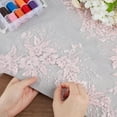 thumbnail image 3 of 3D Sequin Lace Applique Embroidery Sew on Leaf Flowers Collar Trim Patch Floral Motif Fabric Craft Decoration Patches for Sewing Wedding DIY Clothes Dress Pants Jeans Bag Garments Gold, 3 of 9