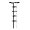 thumbnail image 1 of Single Circle Umbrella Flower Stand - Black, Height 155CM, Circle Diameter 28CM, 1 of 8