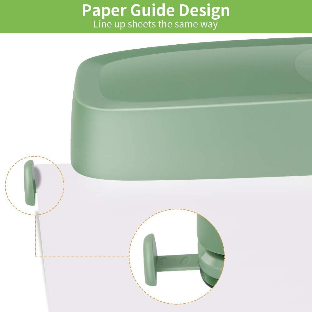 AFMAT Electric 3-Hole Punch, AC or Battery,Effortless Punching, Long Lasting Paper Punch for Office Studio