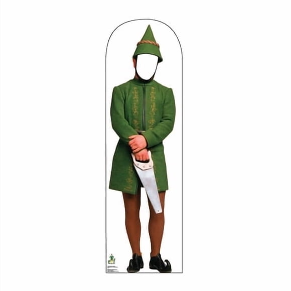 Cardboard People Male Elf Stand-In Life Size Cardboard Cutout Standup - Elf (2003 Film)