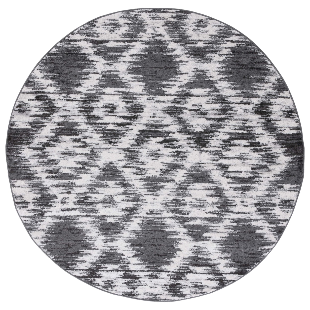 SAFAVIEH Adirondack Valentin Geometric Area Rug, Charcoal/Ivory, 5'1" x 7'6"