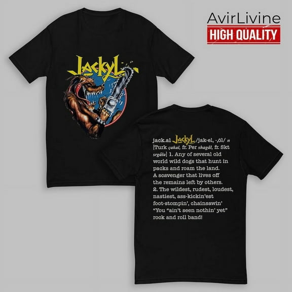 Jackyl 1993 Rock Band Tour T-Shirt 2Side, Vintage Graphic 90s Concert Fan Shirt, for men & women, up to size 5XL