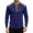 Navy, variant on Men's Sweatshirt Pullover – Waffle Color Block Drawstring Top, Long Sleeve Shirts for Men with Tie, Lightweight Athletic Casual Top for Gym & Daily,Sky Blue S