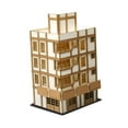thumbnail image 3 of Kokiya 1/144 Building Model DIY Painting Micro Landscape Street City Scene Building A, 3 of 9