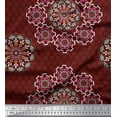 thumbnail image 1 of Soimoi Poly Georgette Fabric Mandala Decorative Print Fabric by Yard 42 Inch Wide, 1 of 3