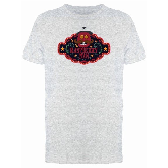Hipster Raspberry Man Tee Men's -Image by Shutterstock