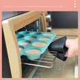 thumbnail image 3 of 12-Cell Muffin Cup Cake Silicone Mold Chocolate Cake Baking Mold, 3 of 5