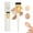 Foundation Brush & Finger Puff, variant on Docolor Ultra-Thin Flat Foundation Brush – Streak-Free Liquid Makeup Blender with Wooden Handle