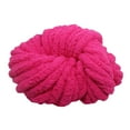 thumbnail image 5 of S SERENABLE Chunky Chenille Yarn Acrylic Fibers Gauge 7 Jumbo Giant Washable Bulky Yarn Thick Yarn for Sofa Throw Crocheting Hat Blanket Rose Red, 5 of 8