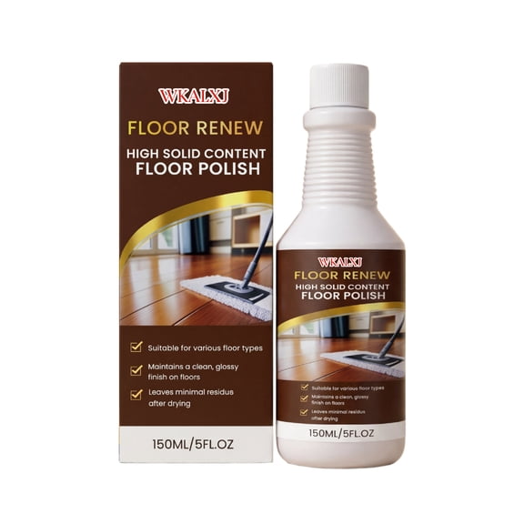 Wood Floor Restorer, High Solids Floor Polish, Restore Shine & Texture, Covers Scratches, 150ml(1Pcs)