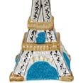 thumbnail image 5 of Northlight 4.75" Silver Eiffel Tower Glittered Christmas Glass Hanging Ornament, 5 of 5