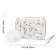 thumbnail image 3 of Women's Fashion Wallet Handbag Clutch Card Holder With Embroidery Design Compact Slim Short Purse For Daily Use, 3 of 3