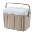 thumbnail image 5 of QccHieUs Cooler Box Hot/Cold Retention Cooler Carrier Versatile Personal Beverage Storage Khaki, 5 of 9