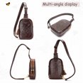 thumbnail image 2 of APHISON Small Stylish Butterfly Hollow Out Fringe Sling Bag Cross Body Bag Cell Phone Purse - Coffee, 2 of 5