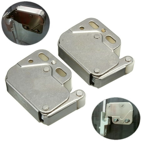 2pcs Tip Catch Spring Loaded Cupboard Caravan Door Cabinet Boat