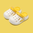 thumbnail image 4 of Krdevn Kids' Solid Color Clogs Lightweight Breathable Hollow Out Non-Slip Summer Beach Slip-On Casual Sandals,Sizes 5-6 Years, 4 of 4