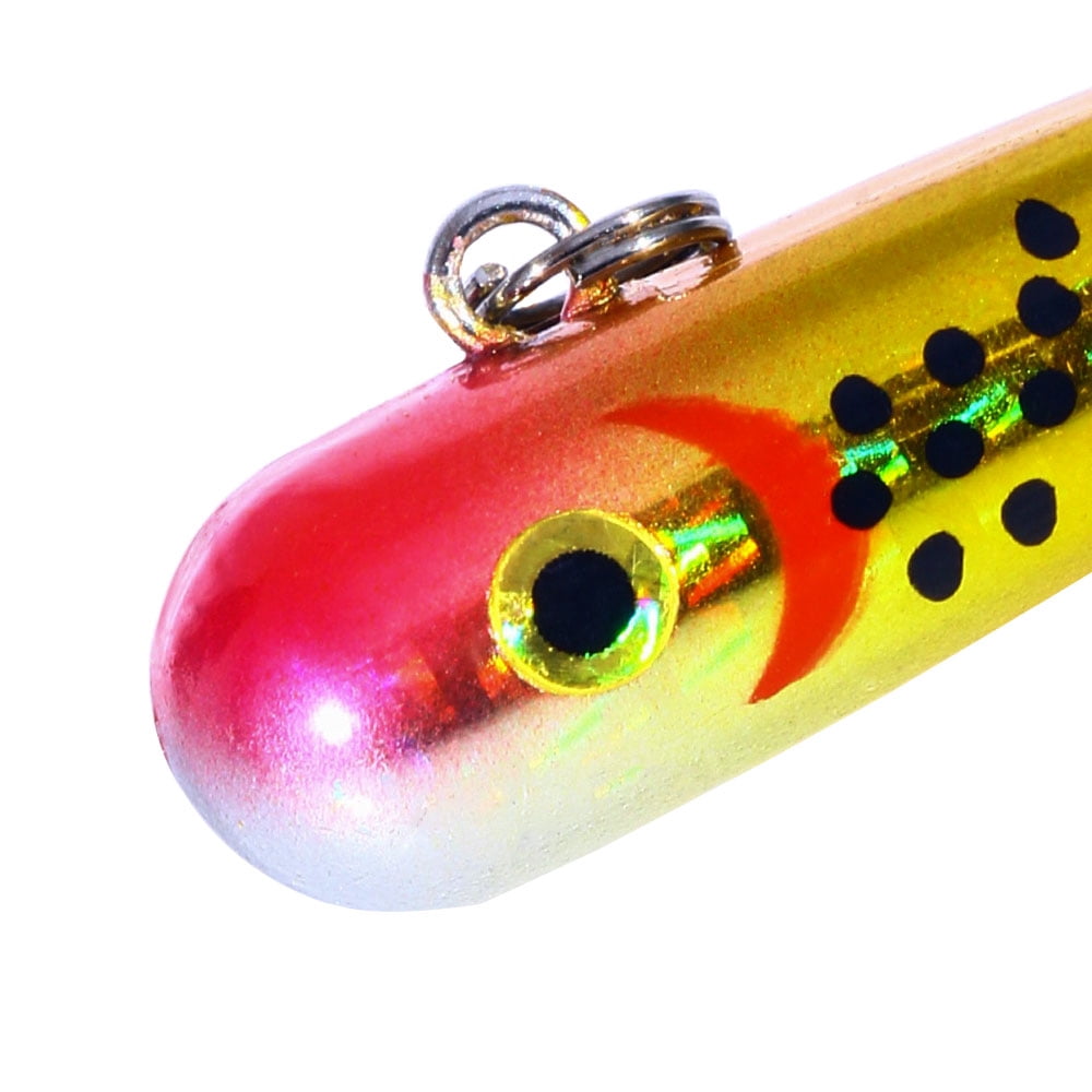 HENGJIA Fishing Lures for Bass, 10PCS Pencil Plopper Bass Lures Sinking Minnow Lure Hard Baits Freshwater or Saltwater