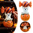 thumbnail image 2 of Halloween Ghost Figurine,Trick-or-Treat Ghost Figurine Cute Ghost for Gift,Funny Ghost Statue,Tabletop Home Decor Ghosts Halloween Decorations Indoor, 2 of 6