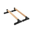 thumbnail image 2 of 2 barras de flexiones de madera con asas para hacer flexiones, barra de parada de manos, estructura robusta, estable y antigravedad. 50cm, 2 of 8