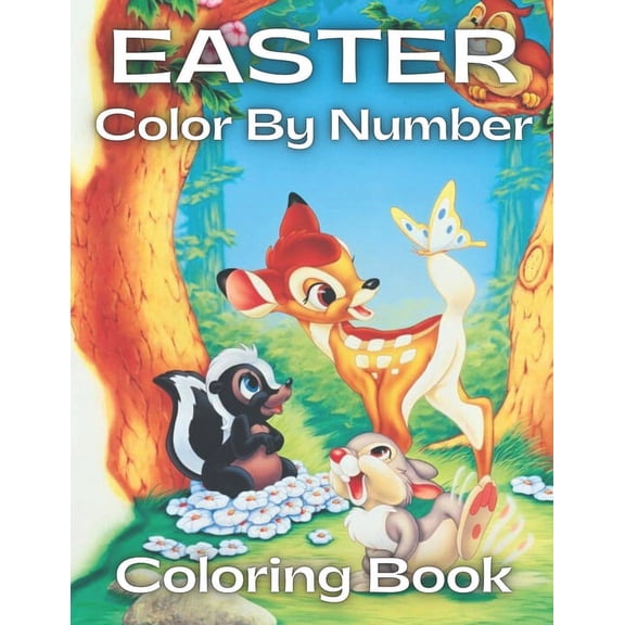 Easter Color By Number Coloring Book: An Adult Coloring Book with Fun, Easy, and Relaxing Coloring Pages (Color by Numbe, (Paperback)