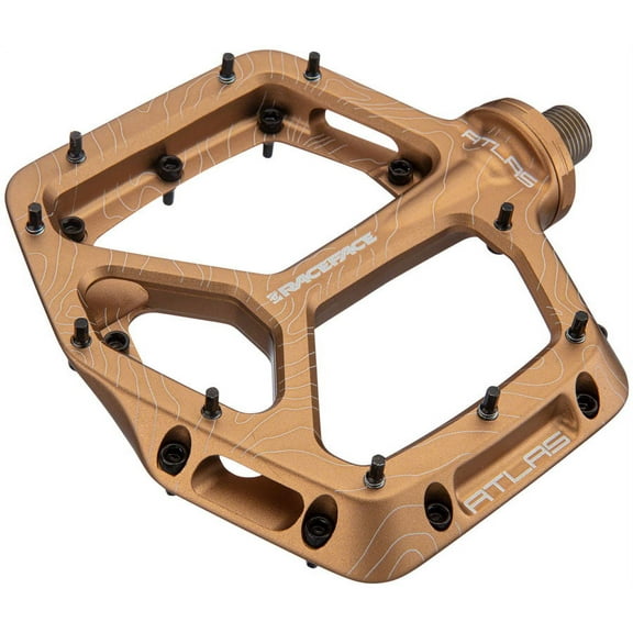 RaceFace Atlas Platform Pedals 9/16" Concave Alloy Body Removable Pins Kashmoney