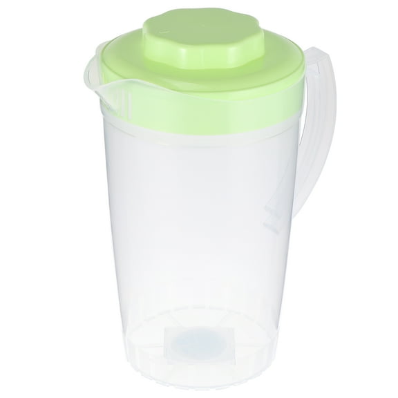 Troglfold Beverage Pitcher Green 2L Plastic Pitcher for Cold Drinks and Camping,9.06"X4.96"X4.96"