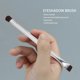 thumbnail image 5 of 2pcs Double Ended Eyeshadow Brush Set Women Silver Soft Hair Makeup Slanted Eyebrow Brush Cosmetic Tool, 5 of 5