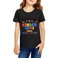 thumbnail image 2 of Sewkxo Back to School Shirts for Kids Crewneck Pencil Letter Print T-Shirt Funny | Graphic Short Sleeve Tee Tops,Black 100, 2 of 4