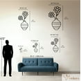 thumbnail image 3 of Violaura Flowers Metal Wall Art - Easy to Install Hanging Perfect for Home, Living Room Decor (60.0" x 30.0"), 3 of 8