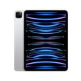 thumbnail image 2 of Reacondicionado Apple iPad Pro 11" (2022) A2435 (WiFi + Cellular Desbloqueado) 128GB Plata (Grado A) Paquete con Funda, Auriculares Inalámbricos, Protector de Pantalla de Vidrio Templado, 2 of 5