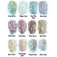 thumbnail image 4 of LET'S RESIN Opal Chunky Glitter for Resin, 12 * 10g Craft Powder for Tumblers/Slime, Iridescent Chameleon Glitter Sequins Festival Decor(Each 0.35oz), 4 of 7