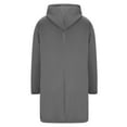 thumbnail image 5 of Kaprioy Hoodies for Women Fall Fashion Clothes Causal Jackets Fleece Long Sweatshirt Going Out Tops Zip Up Hoodies Dark Gray, M, 5 of 9