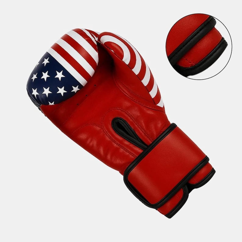 StellMan American Flag Boxing Gloves for Training Sparring and Heavy Bag Work