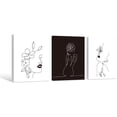 thumbnail image 2 of Minimalist Woman Line Art Women Flower Painting Line Drawing Canvas Wall Art Woman Line Art Poster Abstract Female Paintings for Bedroom Bathroom Living Room Home Decor, 2 of 6