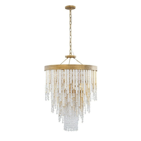 Varaluz Lafayette 7-Lt Chandelier - Havana Gold