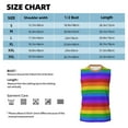 thumbnail image 6 of Daiia Colorful Glitter Rainbow Printed Men's Tank Tops,Casual Soft Sleeveless Gym Muscle Shirts Bodybuilding Tee-Small, 6 of 8