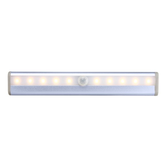 1 - Pack 1 LED Under Cabinet Lighting: Battery Operated, Motion Sensor, Cordless, Easy Installation, for Closets, Kitchens & More
