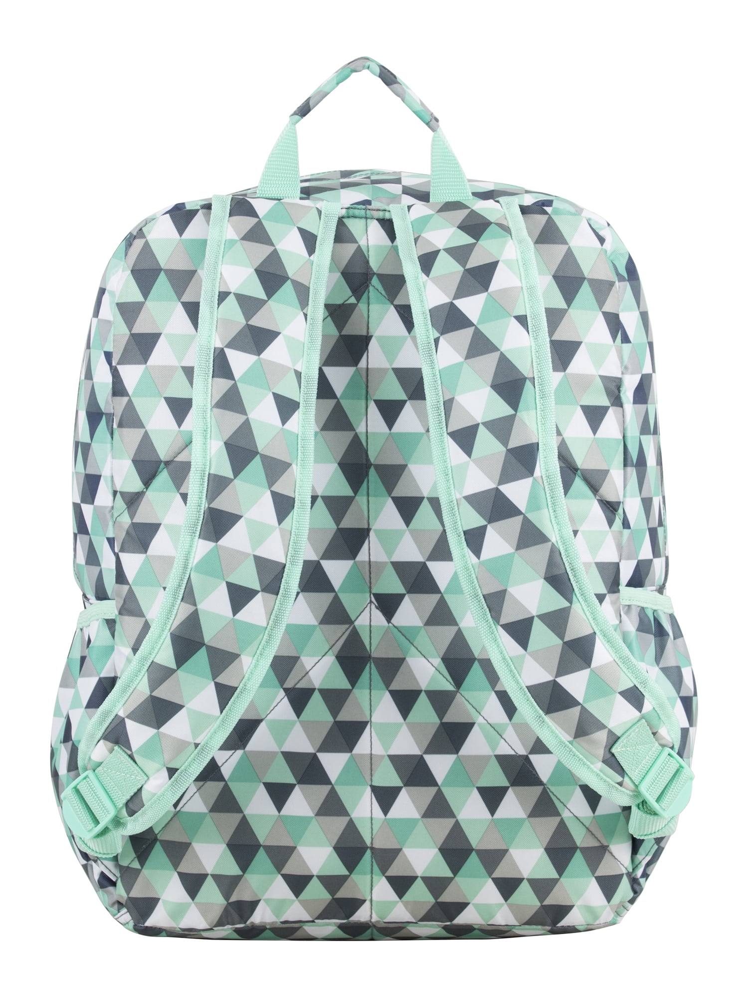 Eastsport Unisex Fashion Lifestyle Backpack, Grey Mint Diamonds
