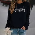 thumbnail image 2 of Gibobby Sudadera oversize mujer Sudaderas de Halloween para mujer de gran tamaño camisetas de otoño y día festivo con cuello redondo(Negro,XG), 2 of 5