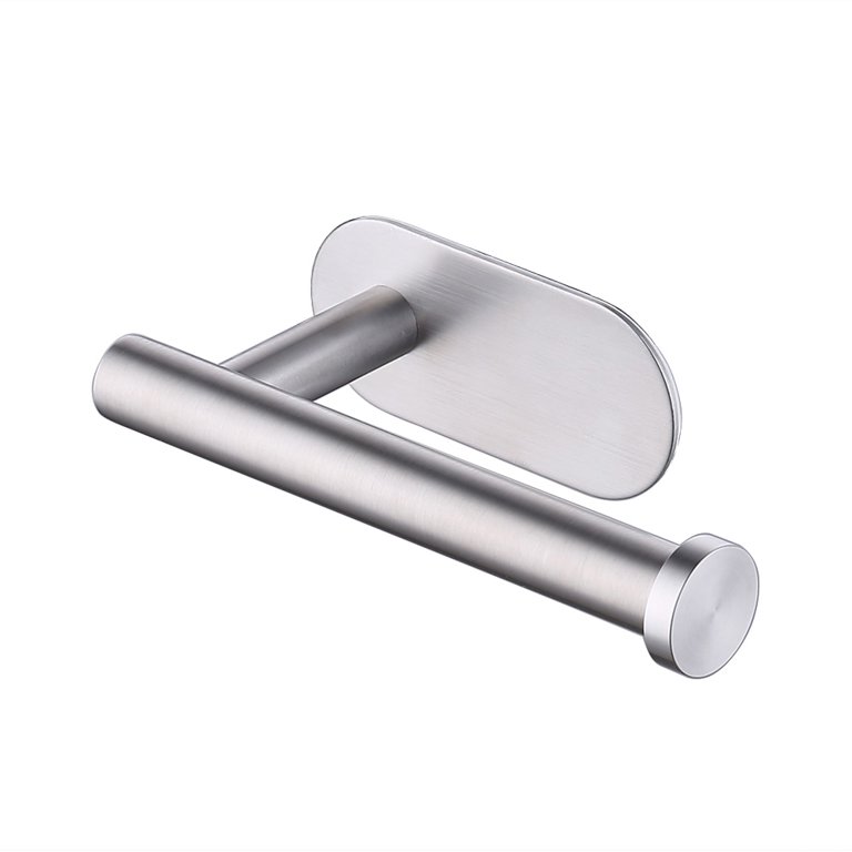 Toilet Paper Holder Brushed Nickel SUS304 Stainless Steel Rustproof Wall  Mounted Toilet Roll Holder, Modern Tissue Roll Dispenser Round for Bathroom  Kitchen Washroom