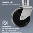thumbnail image 4 of Cric de Remorque Robuste Capacité 1500lbs Double Roue Support Pivotant pour ATV RV, 4 of 7