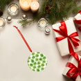 thumbnail image 6 of Zufioo Green Kiwi Print Large Acrylic Christmas Ornaments, Suitable for Christmas Tree Christmas Holiday Party Pendant Decorations-Round Shape, 6 of 7