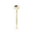 thumbnail image 3 of Angara Natural 0.33 Ct. Blue Sapphire Solitaire Ring in 14K Yellow Gold for Women (Ring Size: 12), 3 of 10