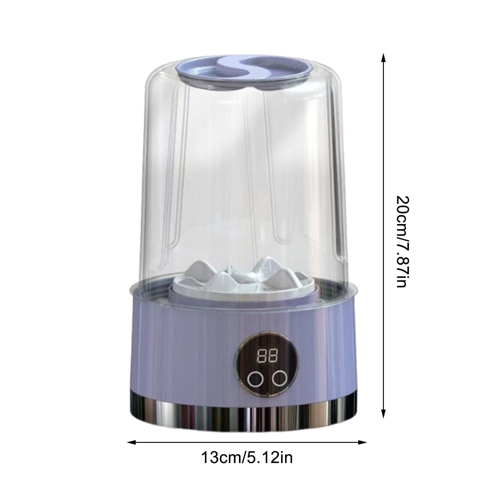 Portable 1L mini washing machine with 2 washing programs