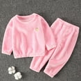 thumbnail image 4 of Vedolay Boy Casual Sets Toddle Baby Boys Clothes Cotton Fall Outfits Little Boy Clothes Top Pants Kids Clothing,Pink 3-4 Years, 4 of 5