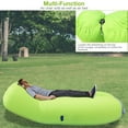 thumbnail image 5 of Imountek Solid Print Polyester Inflatable Air Sofa, Green, 5 of 11